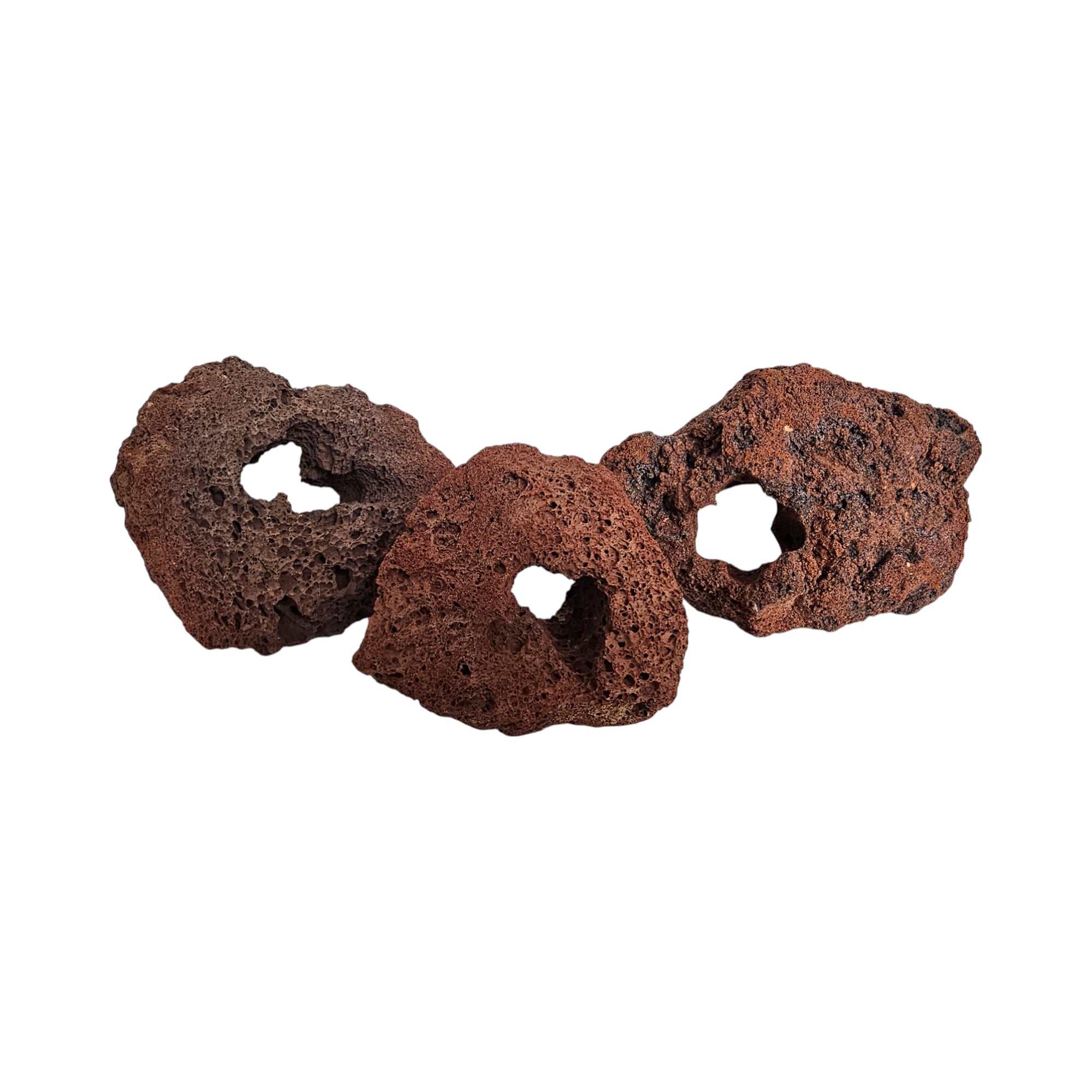 3-Pack Roca volcánica con cueva (10-20 cm)