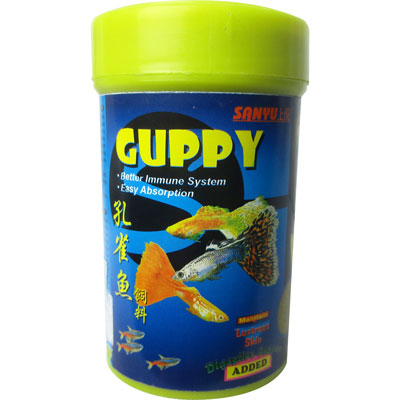 Alimento Micro para Guppy Sanyu 155 g