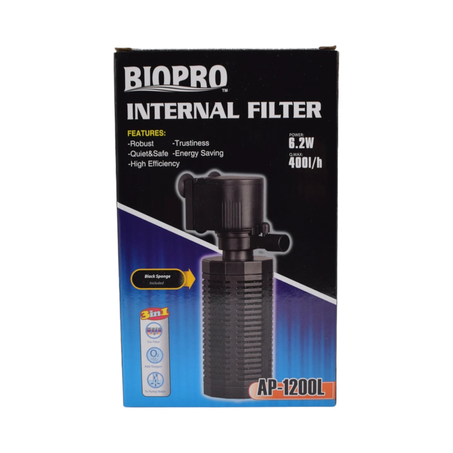 Filtro Interno Biopro 400 L/H 6.2W