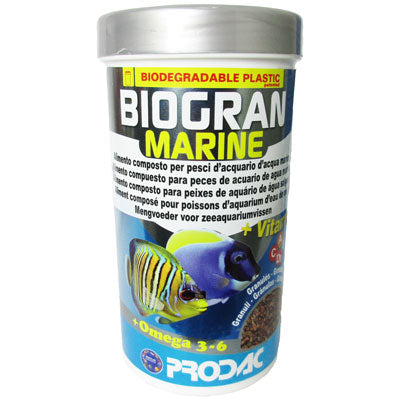 Alimento Biogran Marine Prodac 100 g, 250 ml