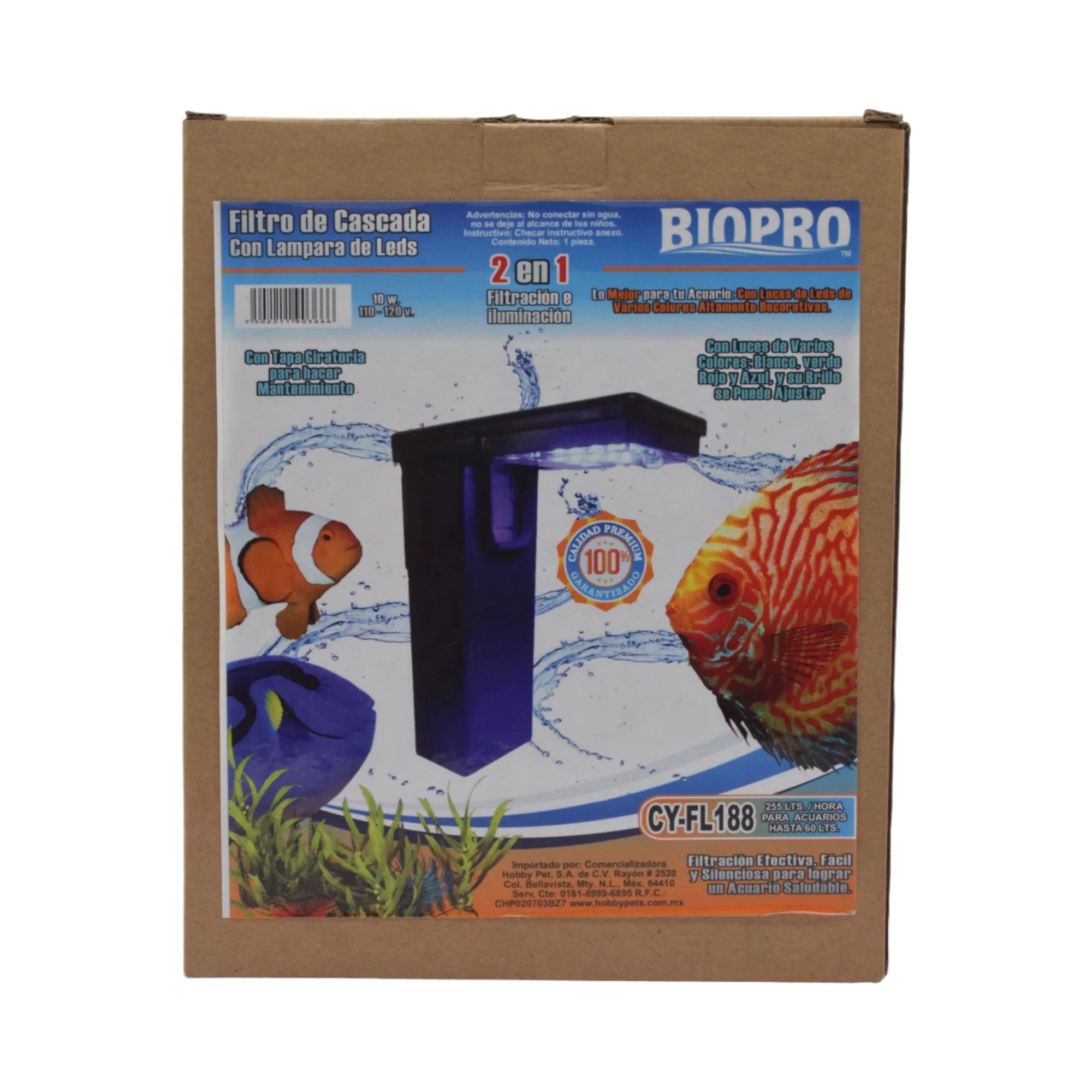 Filtro de cascada con lampara 9 W (OF)