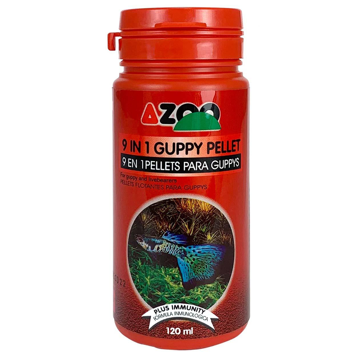 Azoo 9 in 1 guppy pellet 120 ml / 60 g