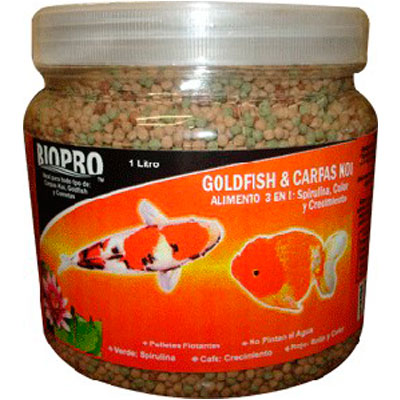 Alimento Goldfish & Carpas Koi Biopro 1 L