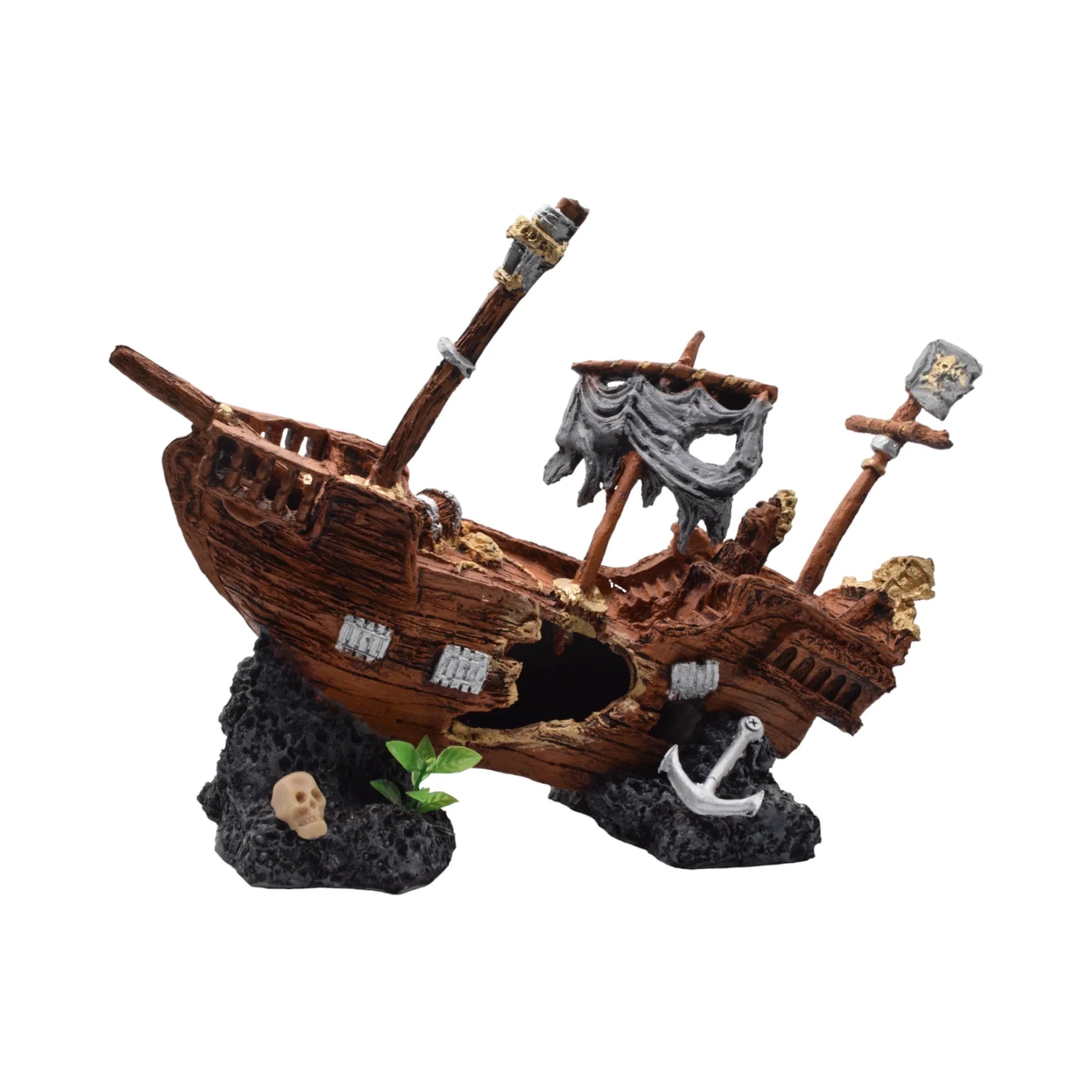 Barco 3 mástil 44 x 16 x 19 CM