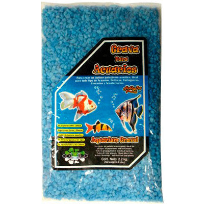 Grava Azul Fluorescente 2.2 kg