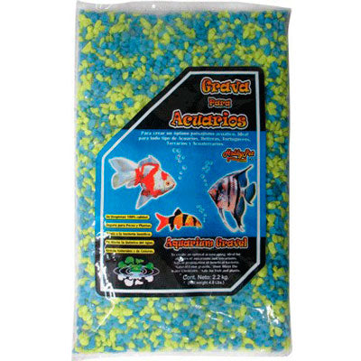 Grava Amarillo y Azul 2.2 kg