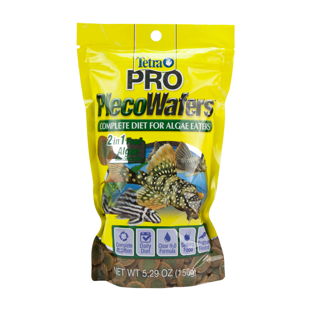 TetraPro PlecoWafers Complete Diet for Algae Eaters 150 g (5.3 oz)