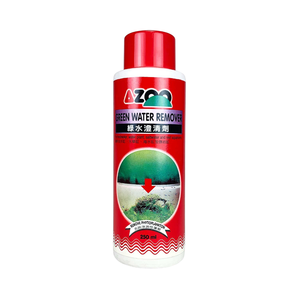 Green water remover (tratamiento vs. algas que colorean el agua verde, p/estanque) 250 ml