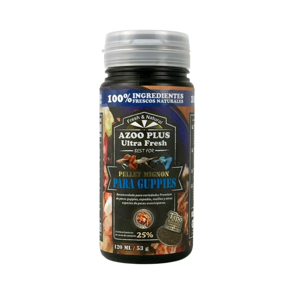 Pellet mignon para guppies 120 ml / 53 g