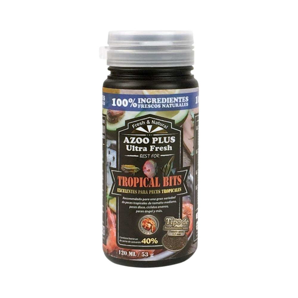 Tropical bits exc. p/peces tropicales 120 ml / 53 g